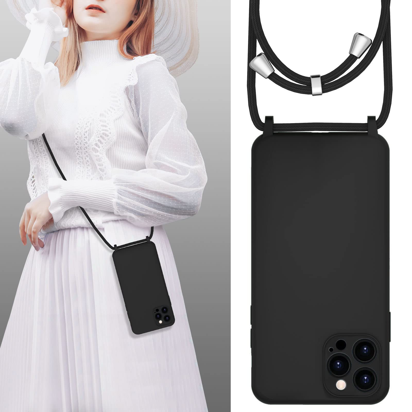 Amazon.com: UEEBAI Crossbody Lanyard Phone case for iPhone 12 Pro